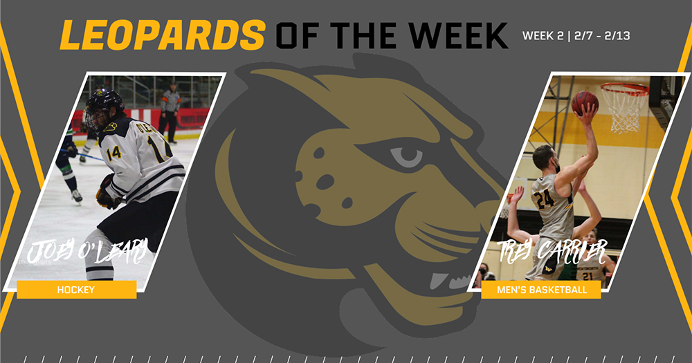 O'Leary and Carrier Named Leopards of the Week