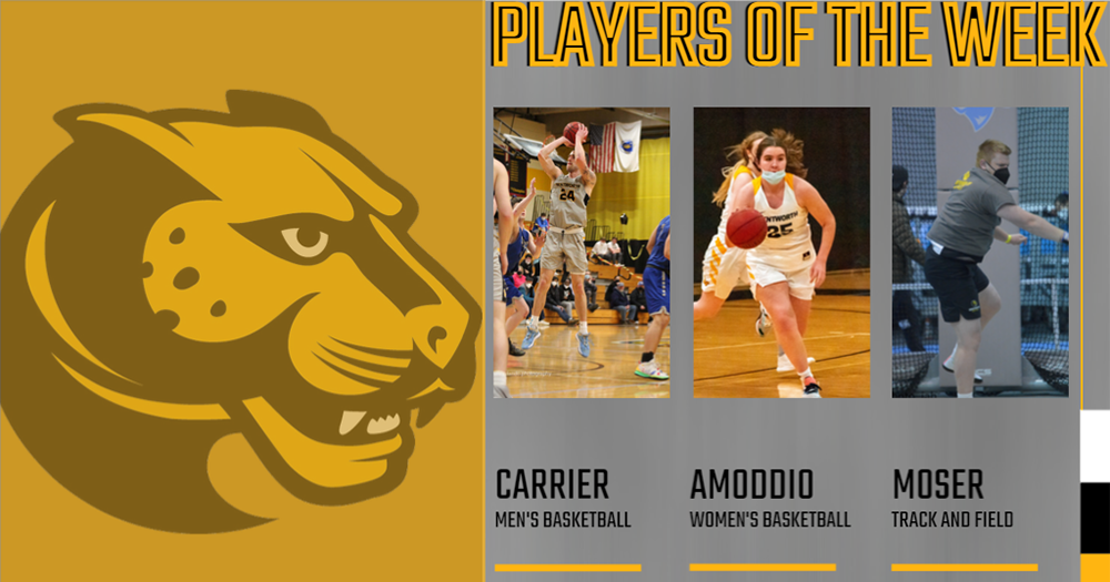 Carrier, Amoddio, Moser Named Leopards of the Week