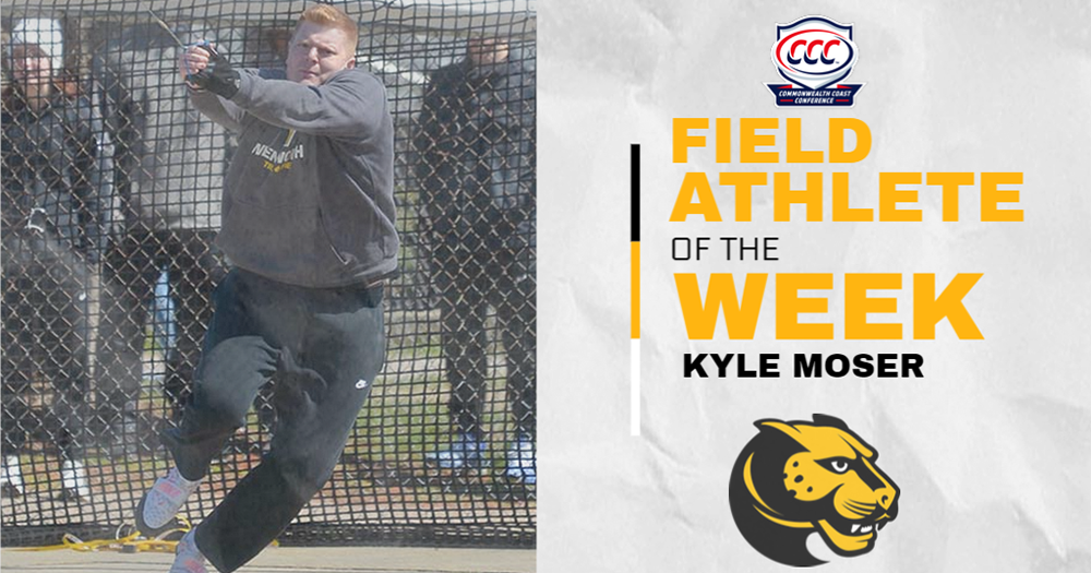 Moser Named CCC Field Athlete of the Week