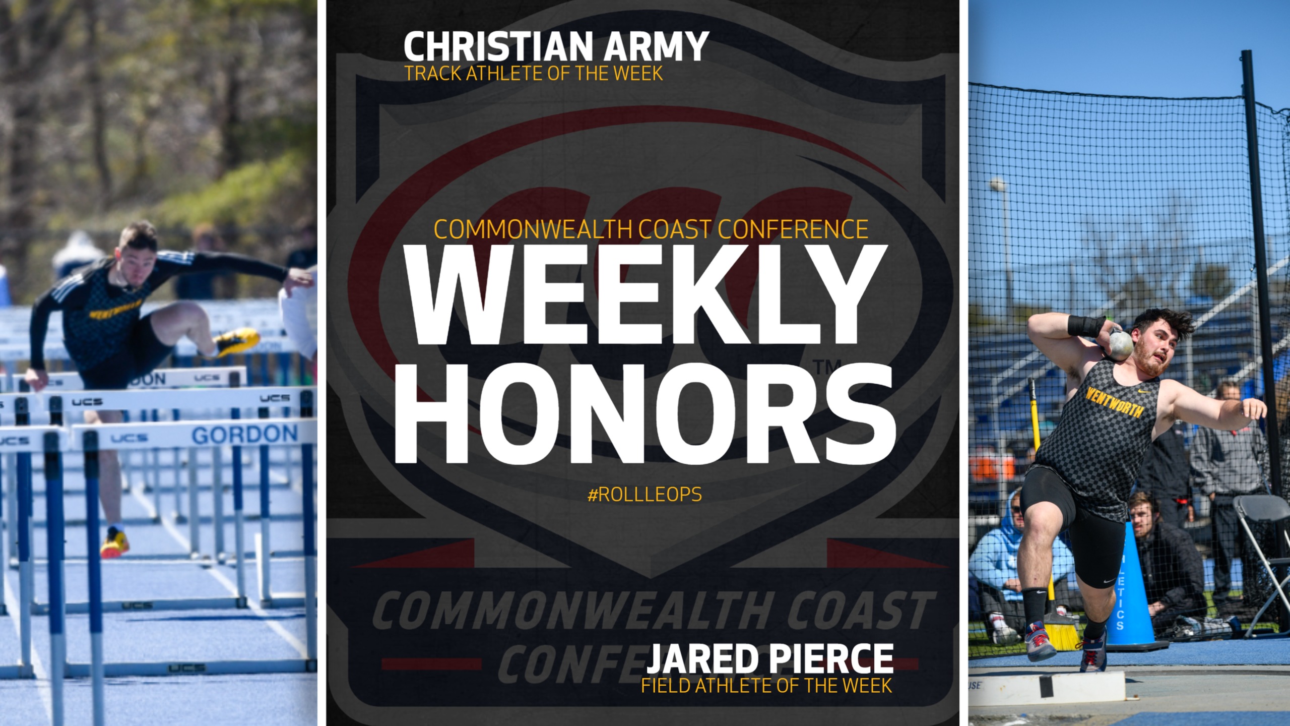 Army, Pierce Earn CCC Weekly Honors