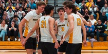 #3 Men’s Volleyball Dominates Lancaster Bible, Moves on to NCAA Tournament Quarterfinals