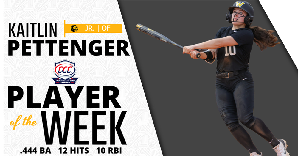 Pettenger Named CCC Player of the Week